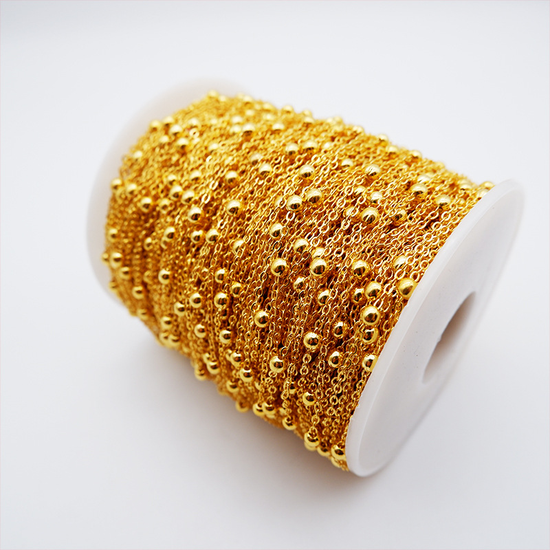 color preserve gold color plated,100cm