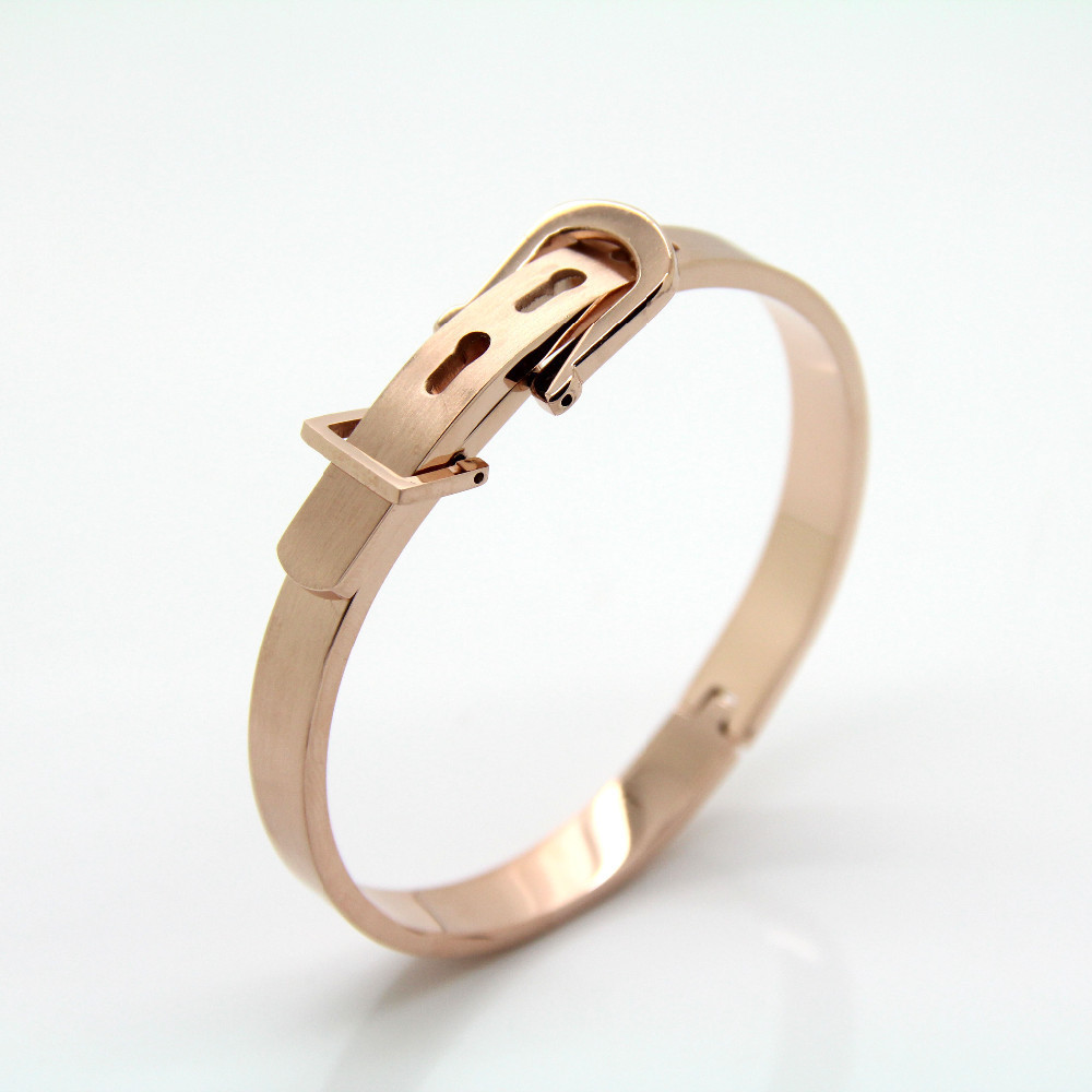 4 rose gold color plated