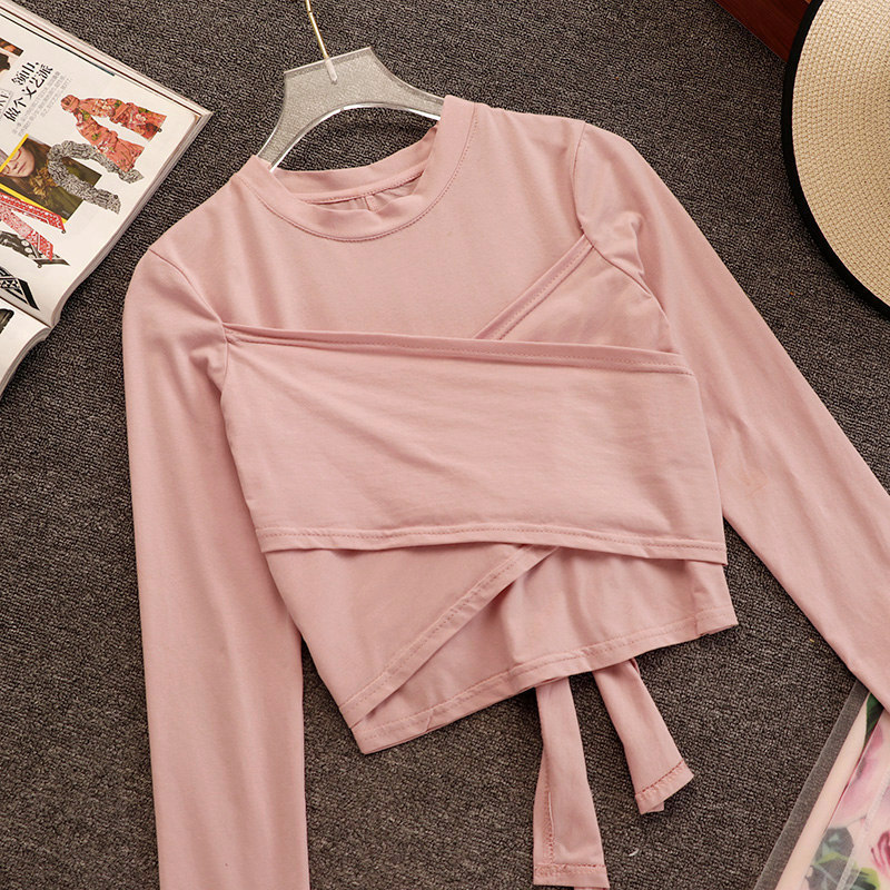 Pink long sleeve top