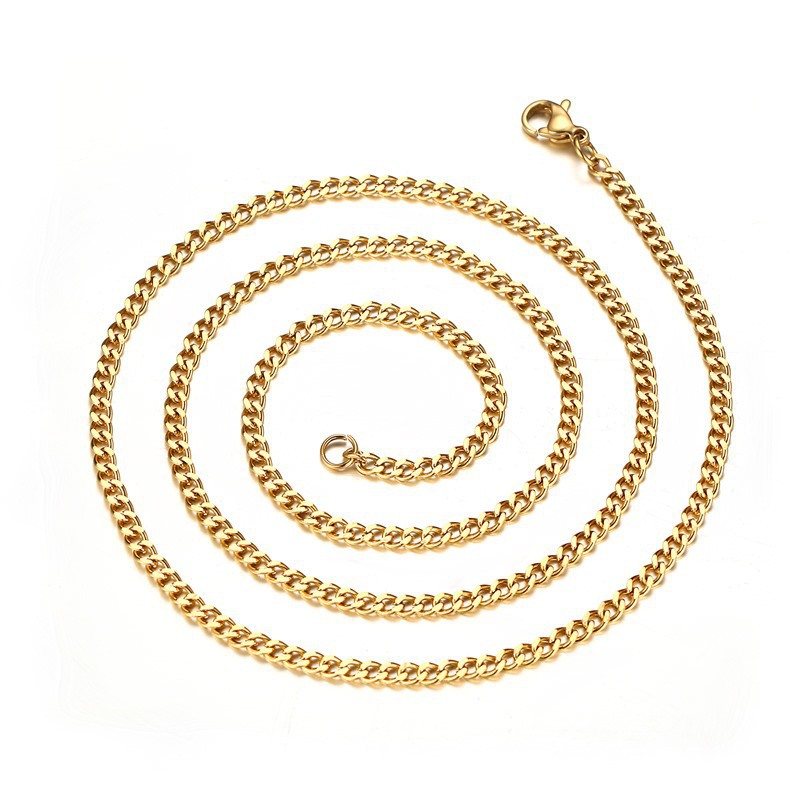 Golden (face width 3MM, length 60CM)