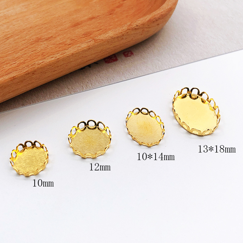 color preserve gold color plated,12mm