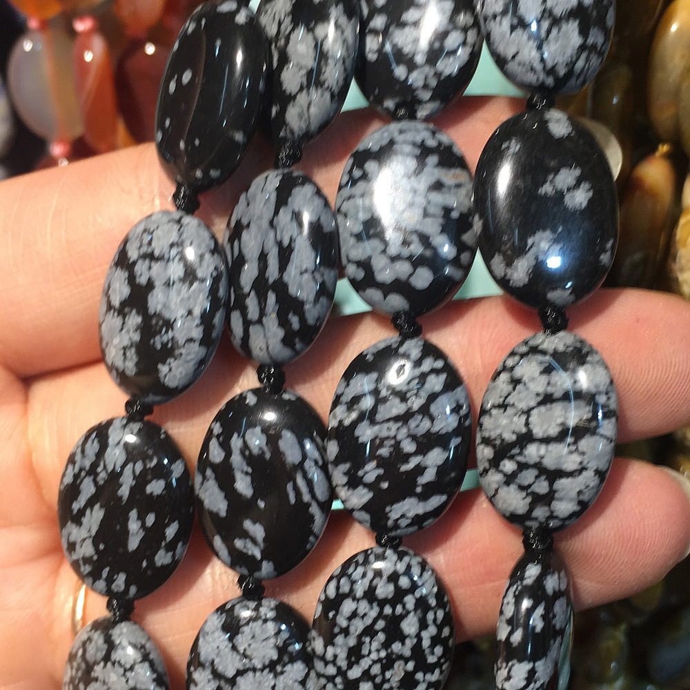 12 Schneeflocke obsidian