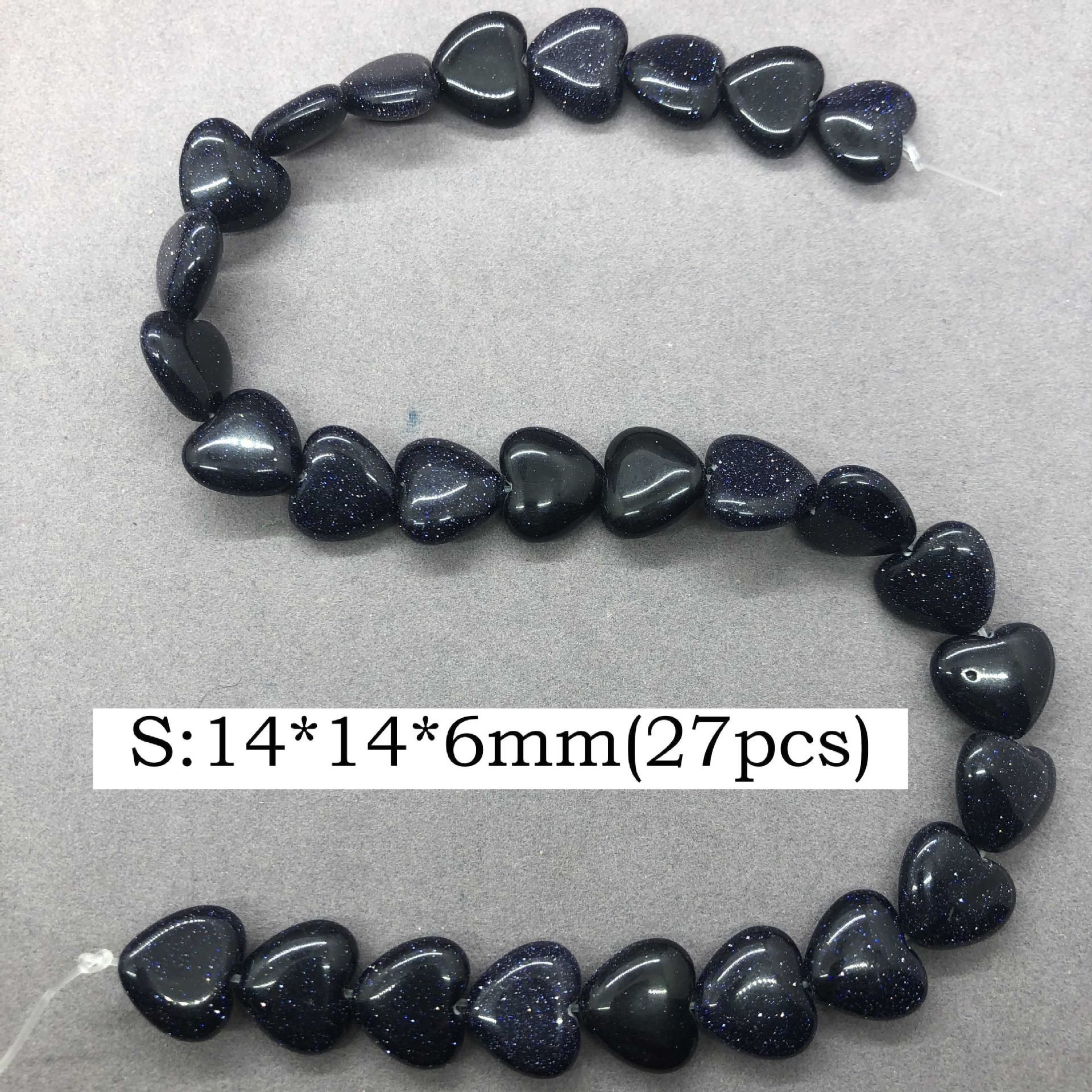 1:14x14x6mm（About 27 PCS/Strand）