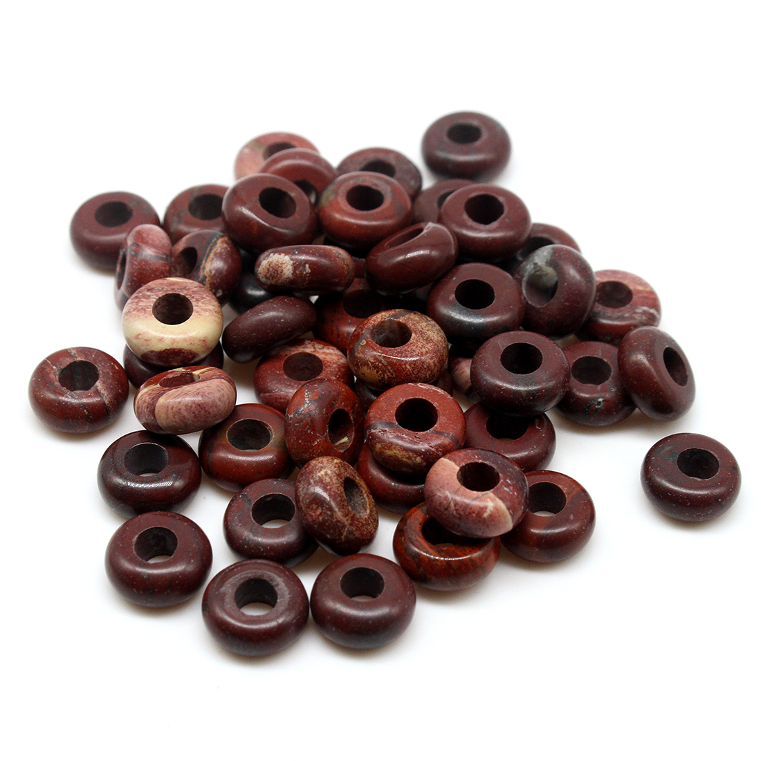 red jasper, 10x5mm