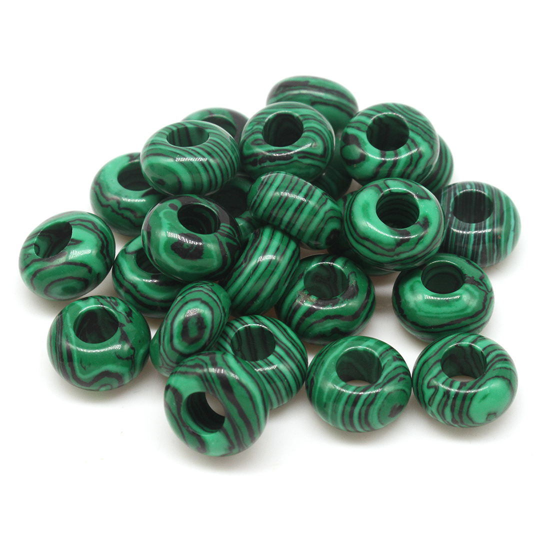 malachite, 14x8mm