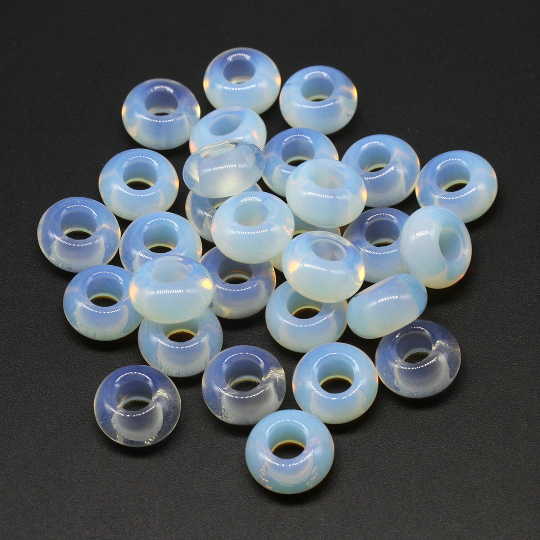 sea opal, 14x8mm