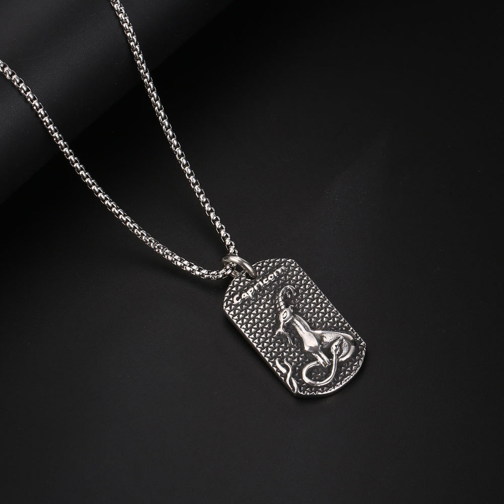 Single steel pendant, no chain