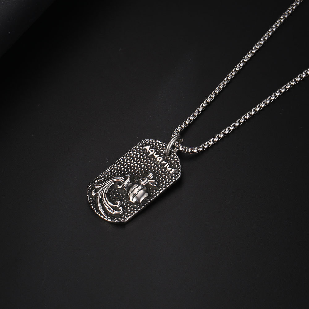 Single steel pendant, no chain