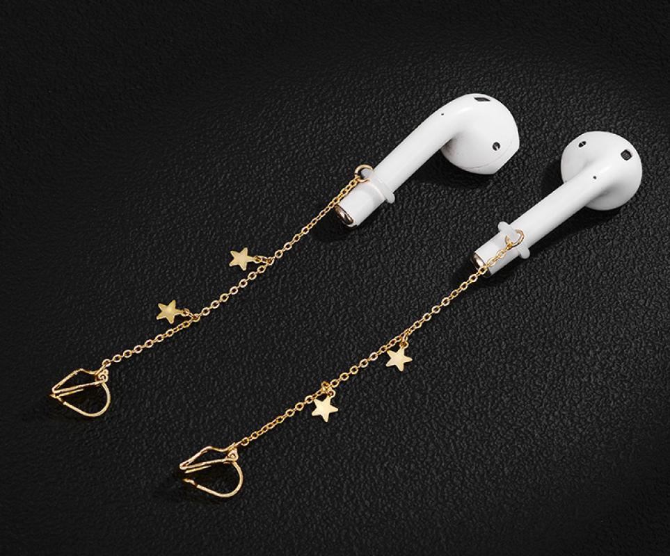 Anti - lost ear clip headphones