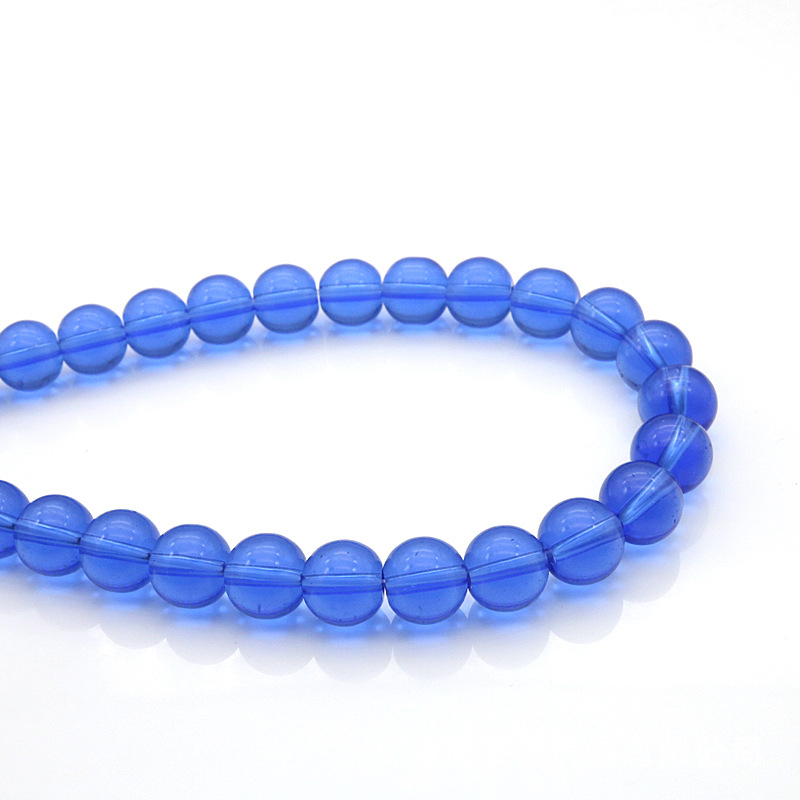 blue,6mm,65 PCS/Strands