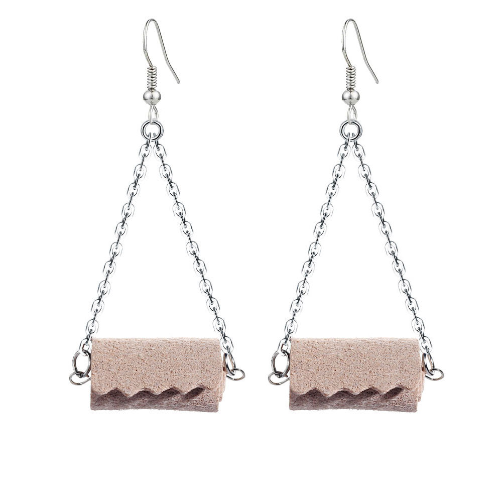 Log earrings