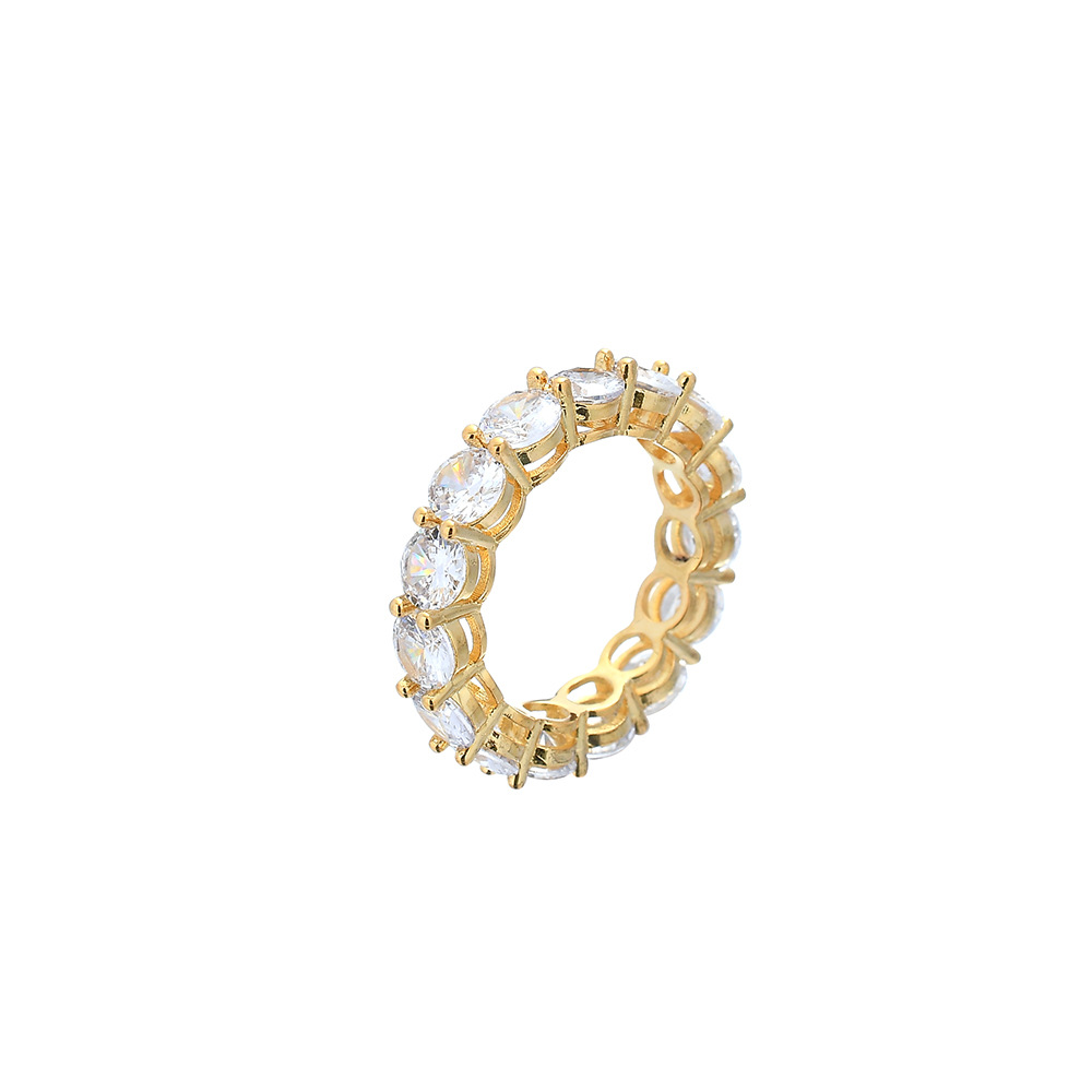 Gold White Zirconium 10