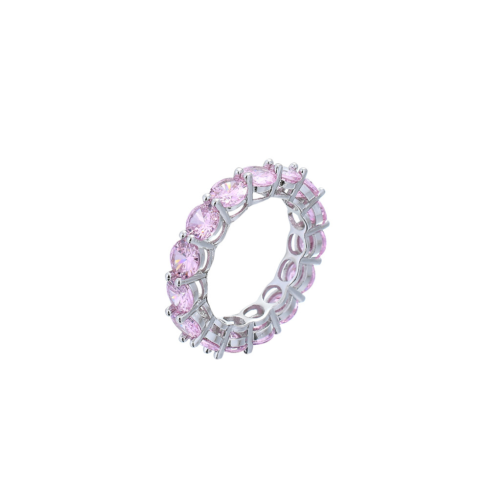 Silver Pink Zirconium 8