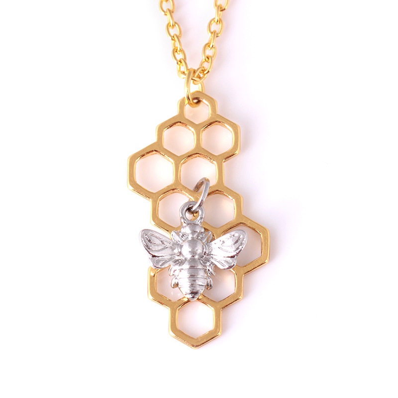 Golden Honeycomb + Silver Bee