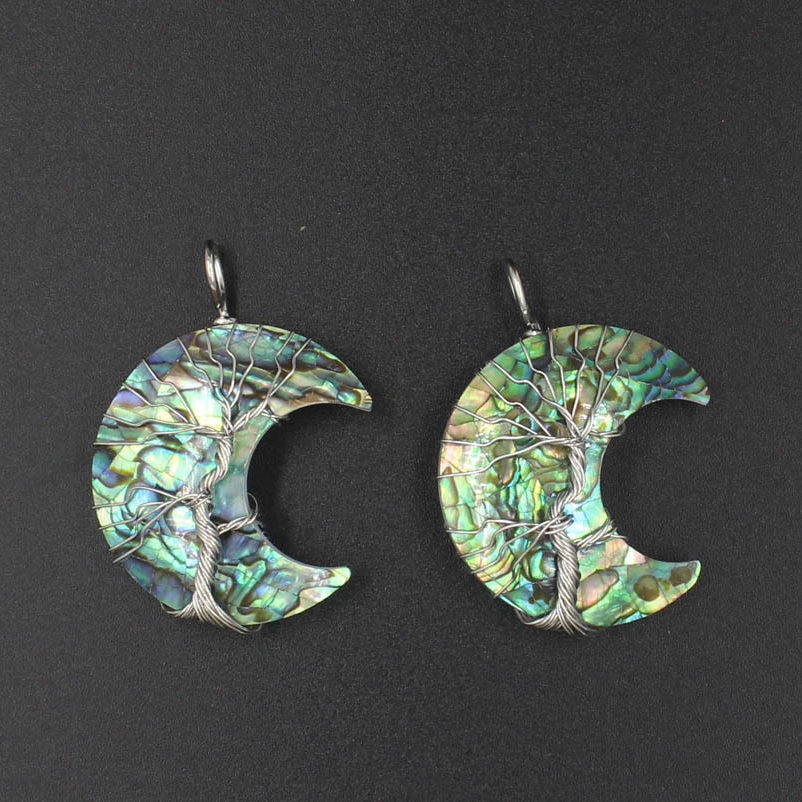 Abalone shell silver