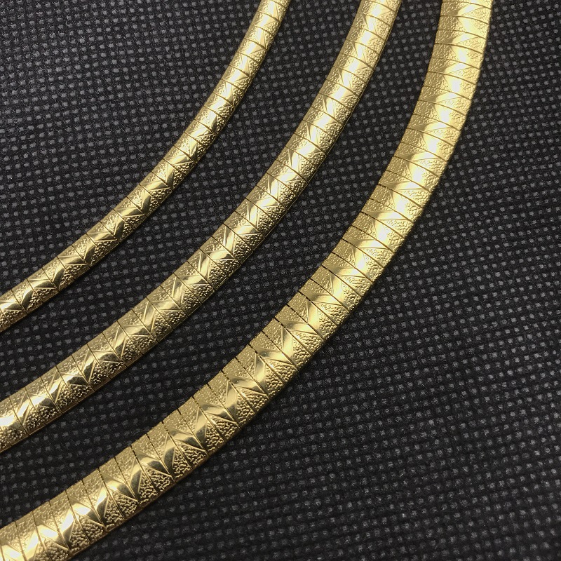 gold color plated 6mm