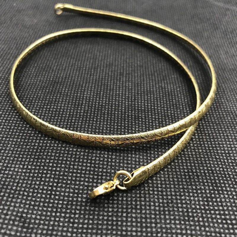 gold color plated 4mm