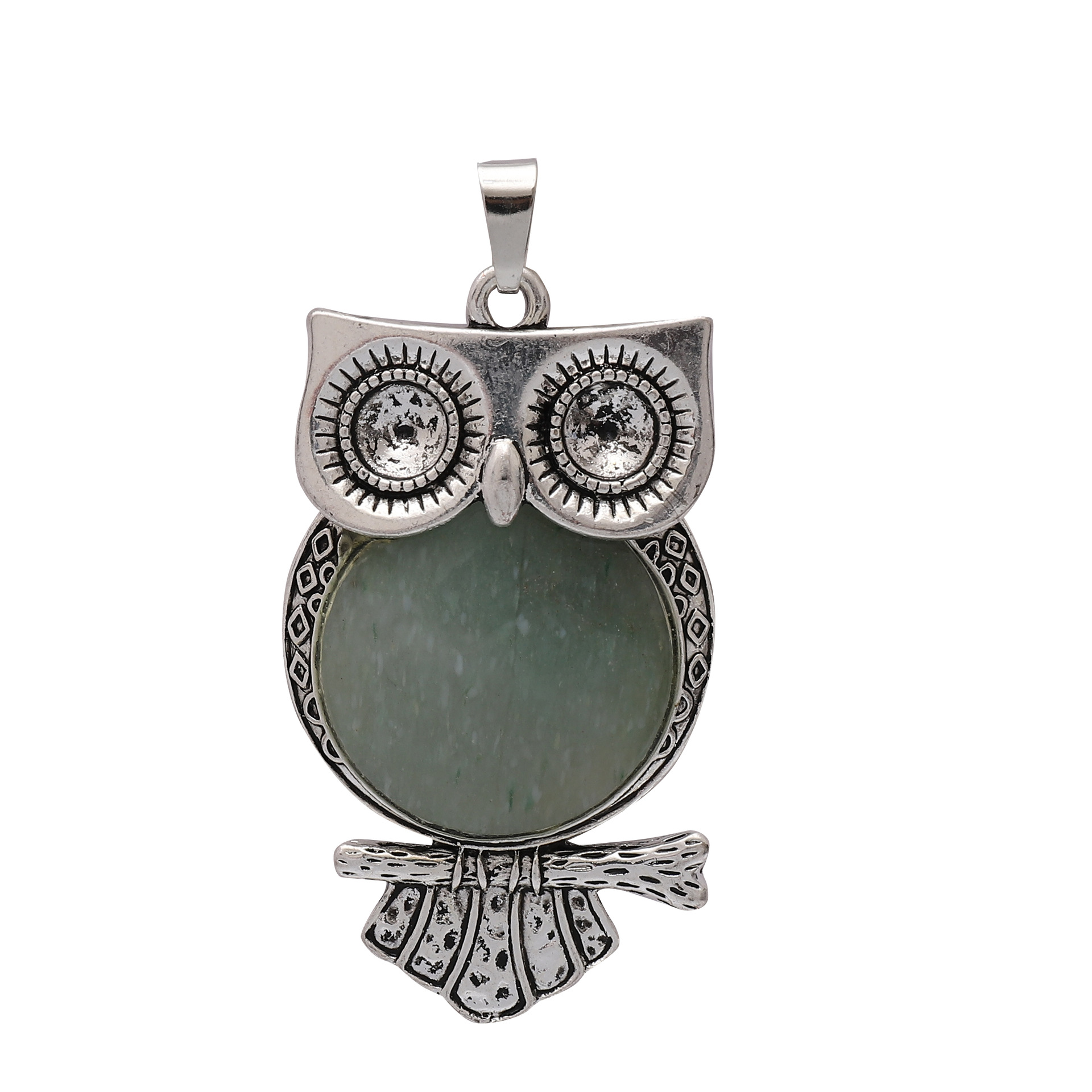 Owl (Green Aventurine)