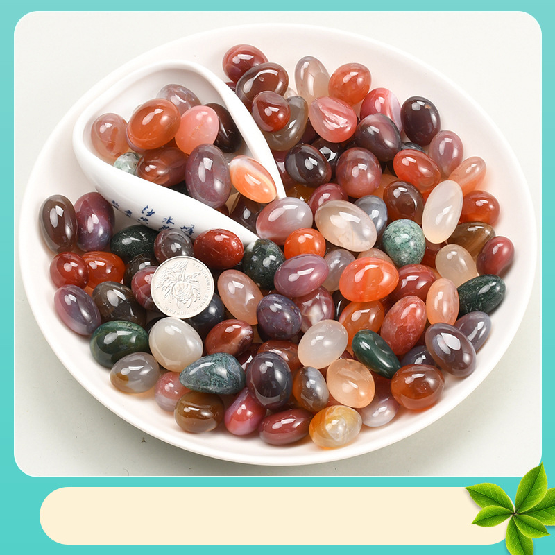 Color round agate 3-5cm