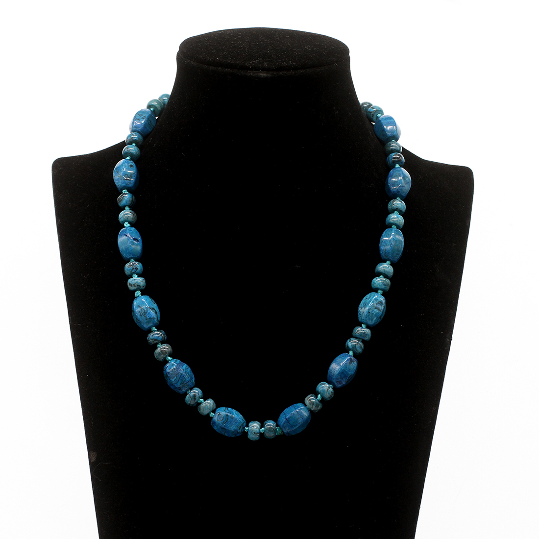 19:Blue Ripple Gemstone