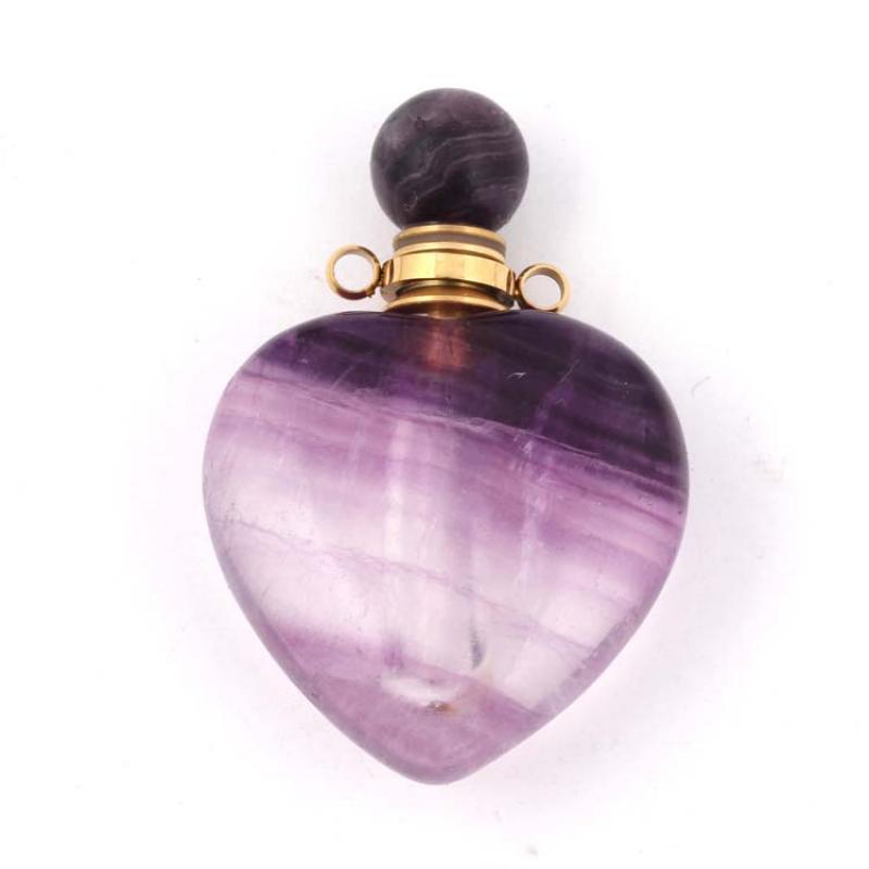 Gold-plated purple fluorite