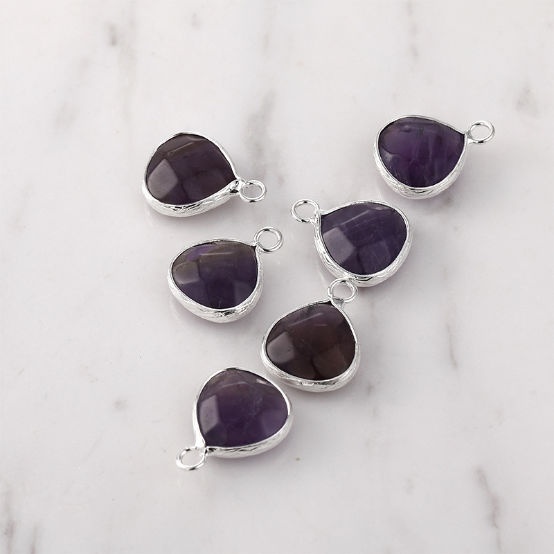 Silver edge amethyst