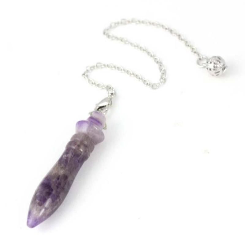 Amethyst + Spirit Pendulum Chain