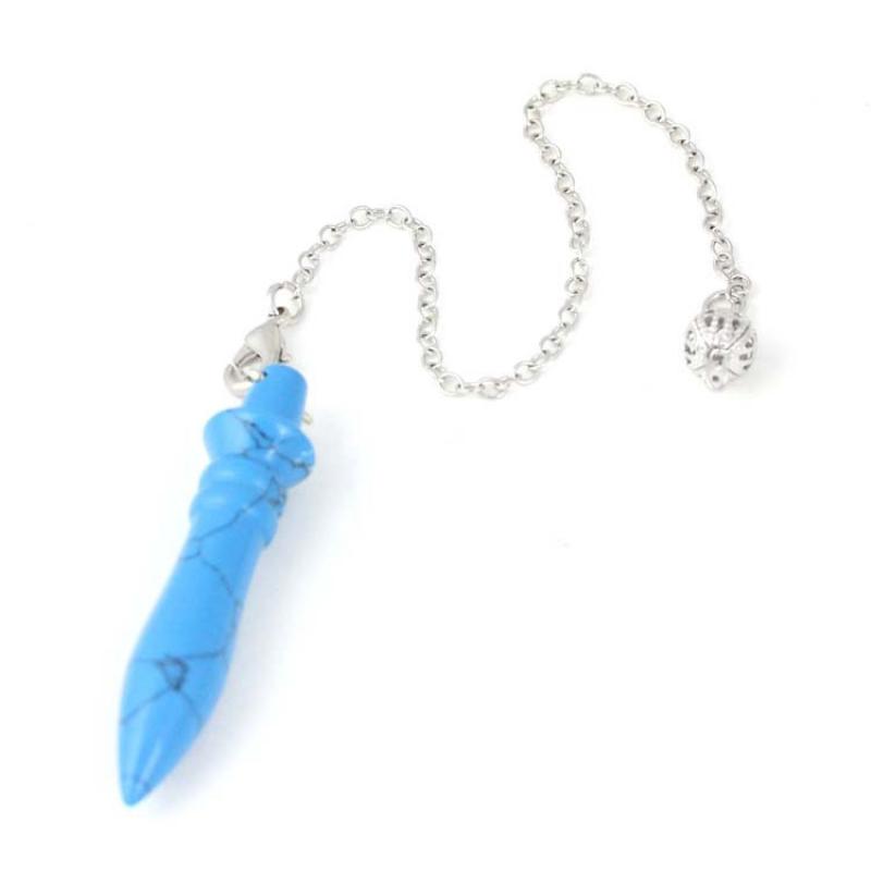 Blue Turquoise + Spirit Pendulum Chain