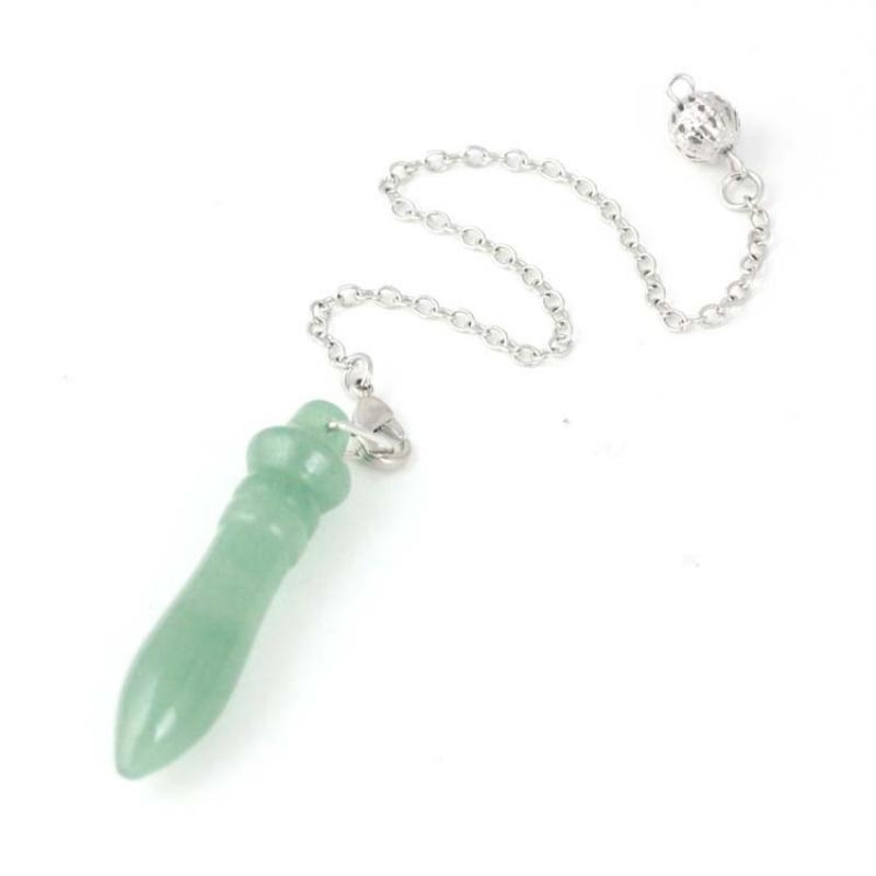 Green Aventurine + Pendulum Chain