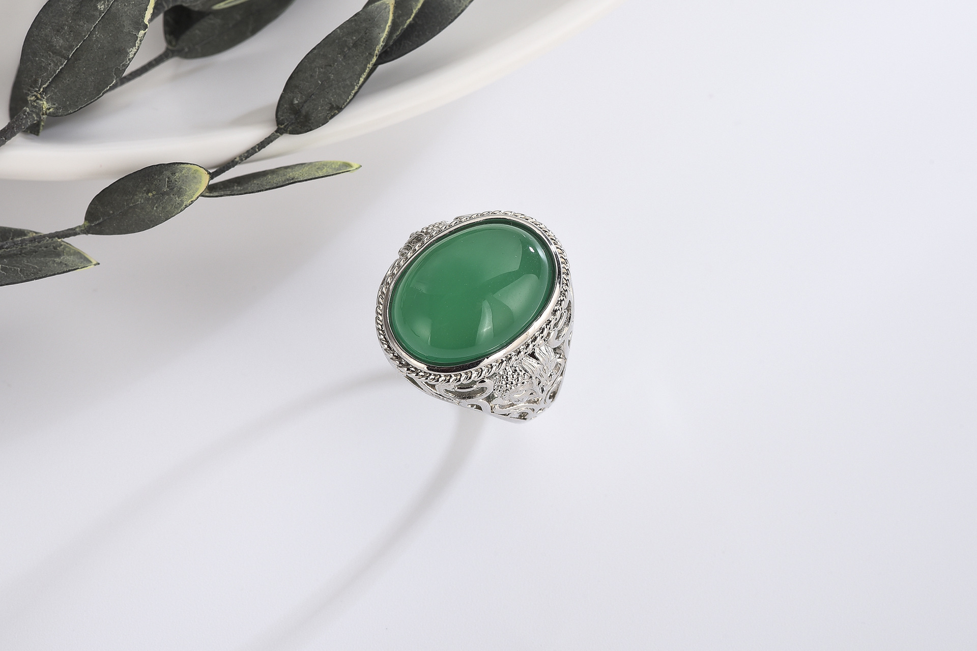 2:13x18mm ring (including chrysoprase)