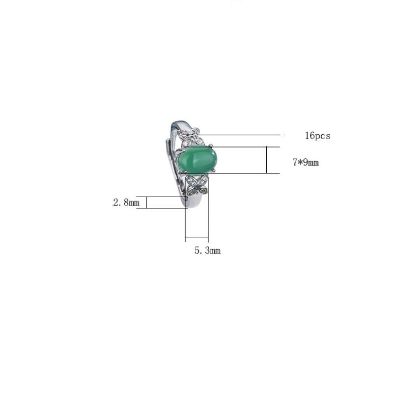 Main stone 7x9mm empty support (stone not included