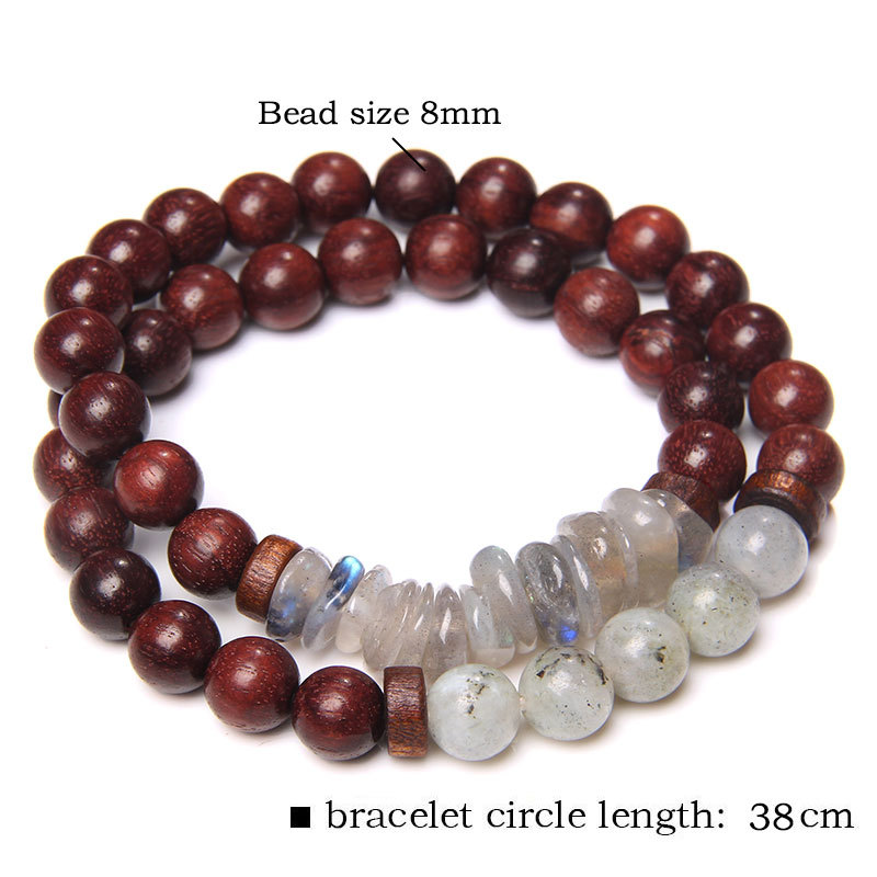 5:Wooden bead flash stone