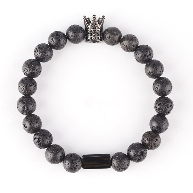 Volcanic Stone Crown Bracelet 1