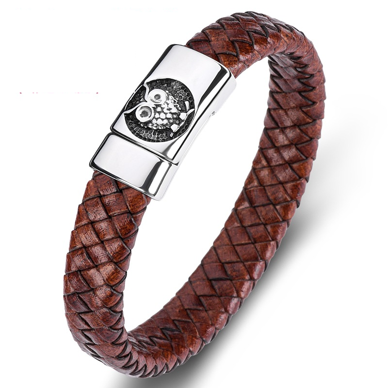 Brown leather type C [ steel color ] inner ring 20