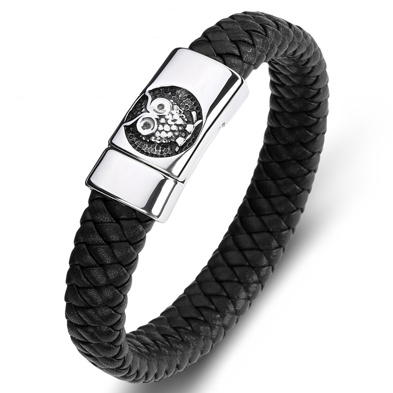 Black Leather type B [ steel color ] inner ring 20