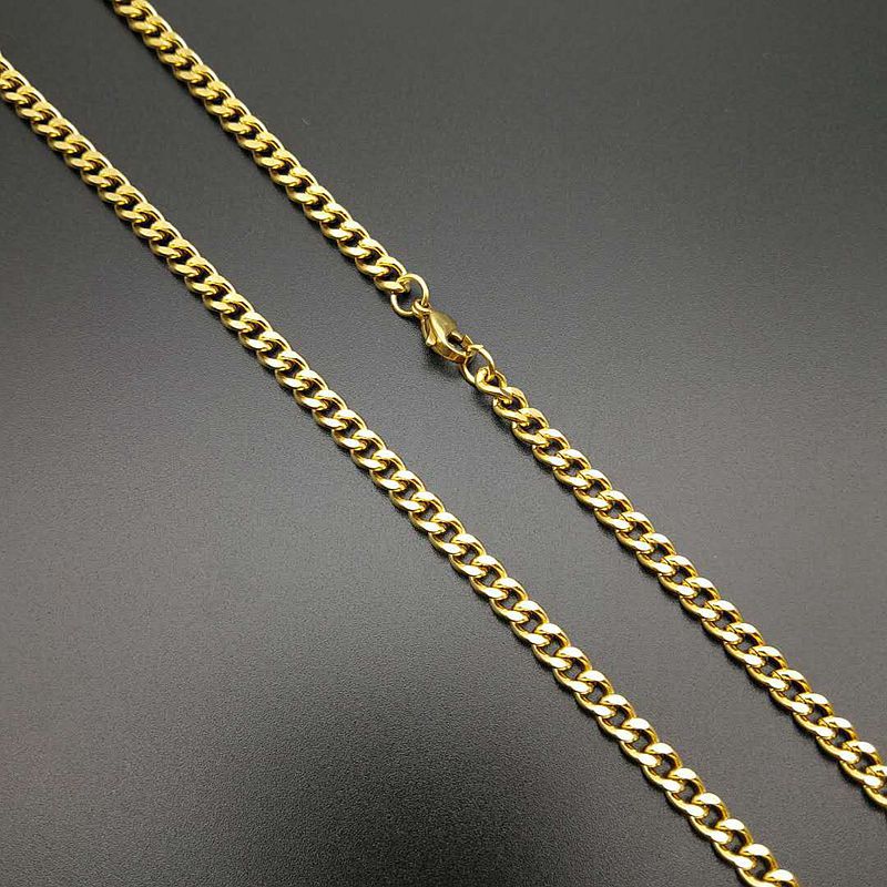 Gold 5mm * 70CM Cuban chain