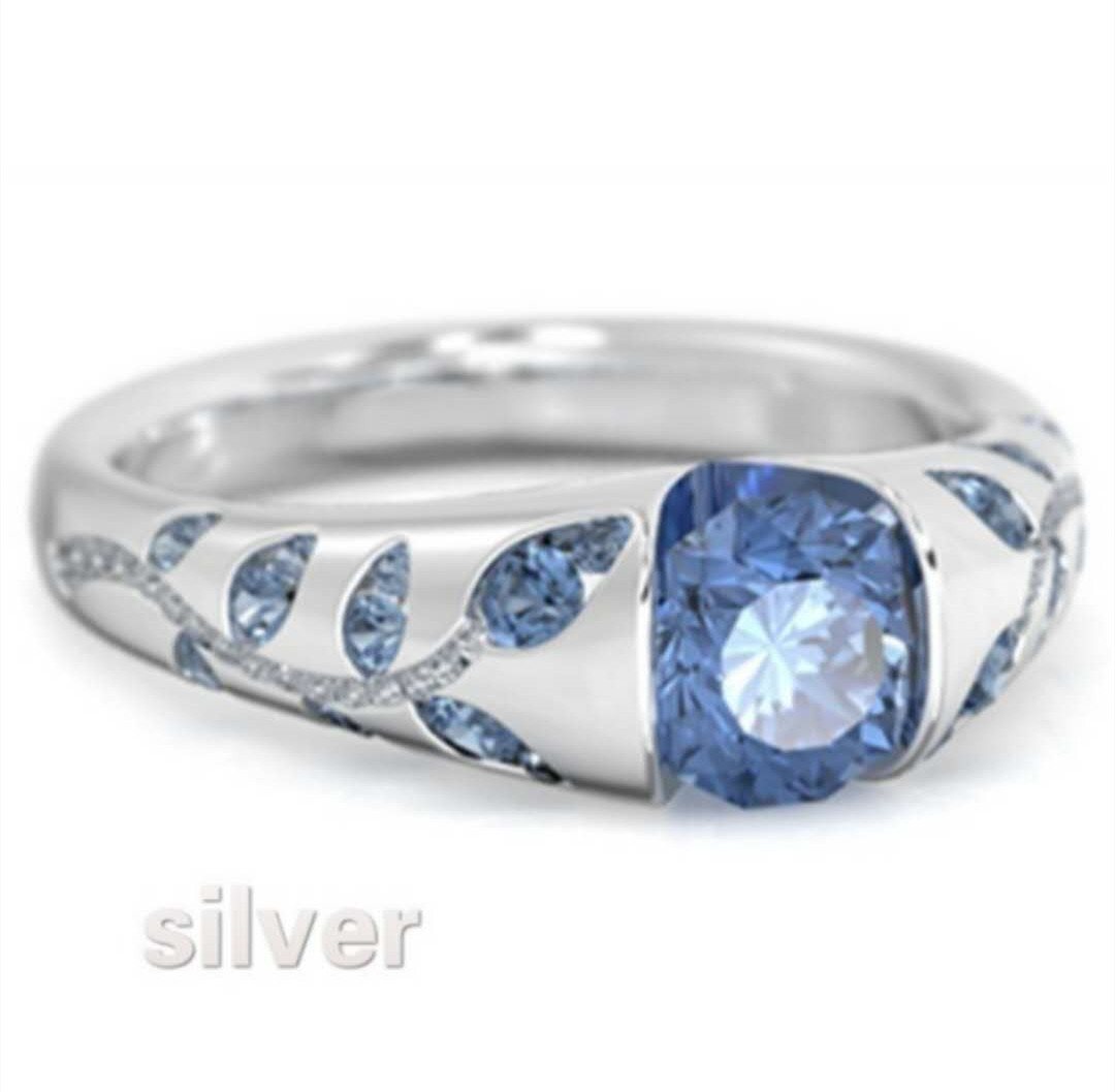 Silver blue：number 6