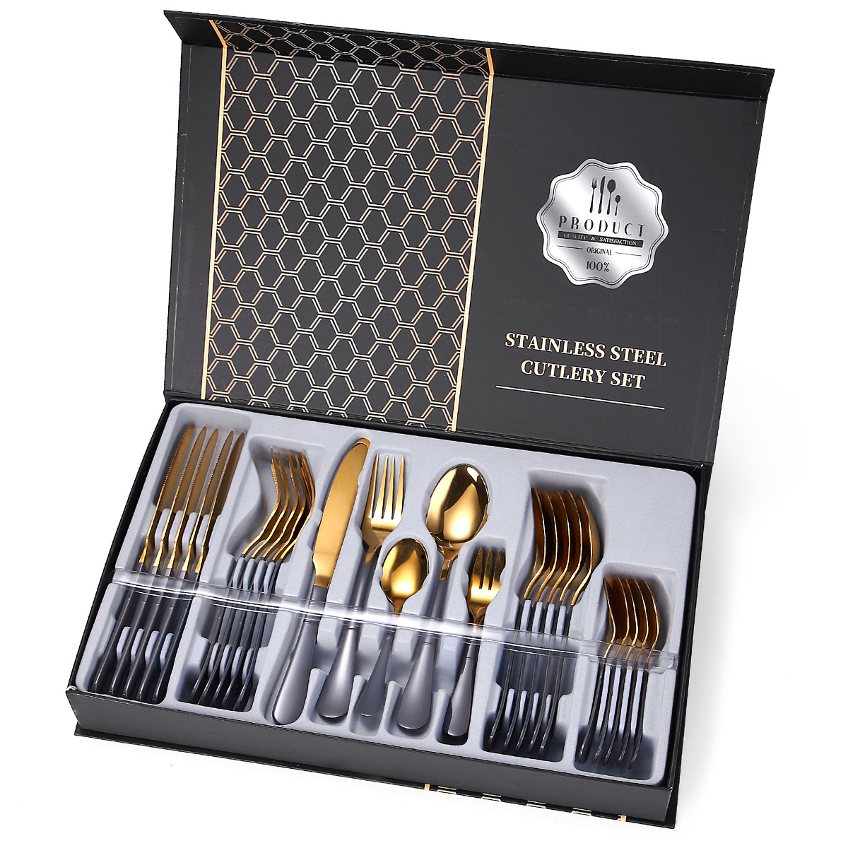 Grey gold-30 piece set