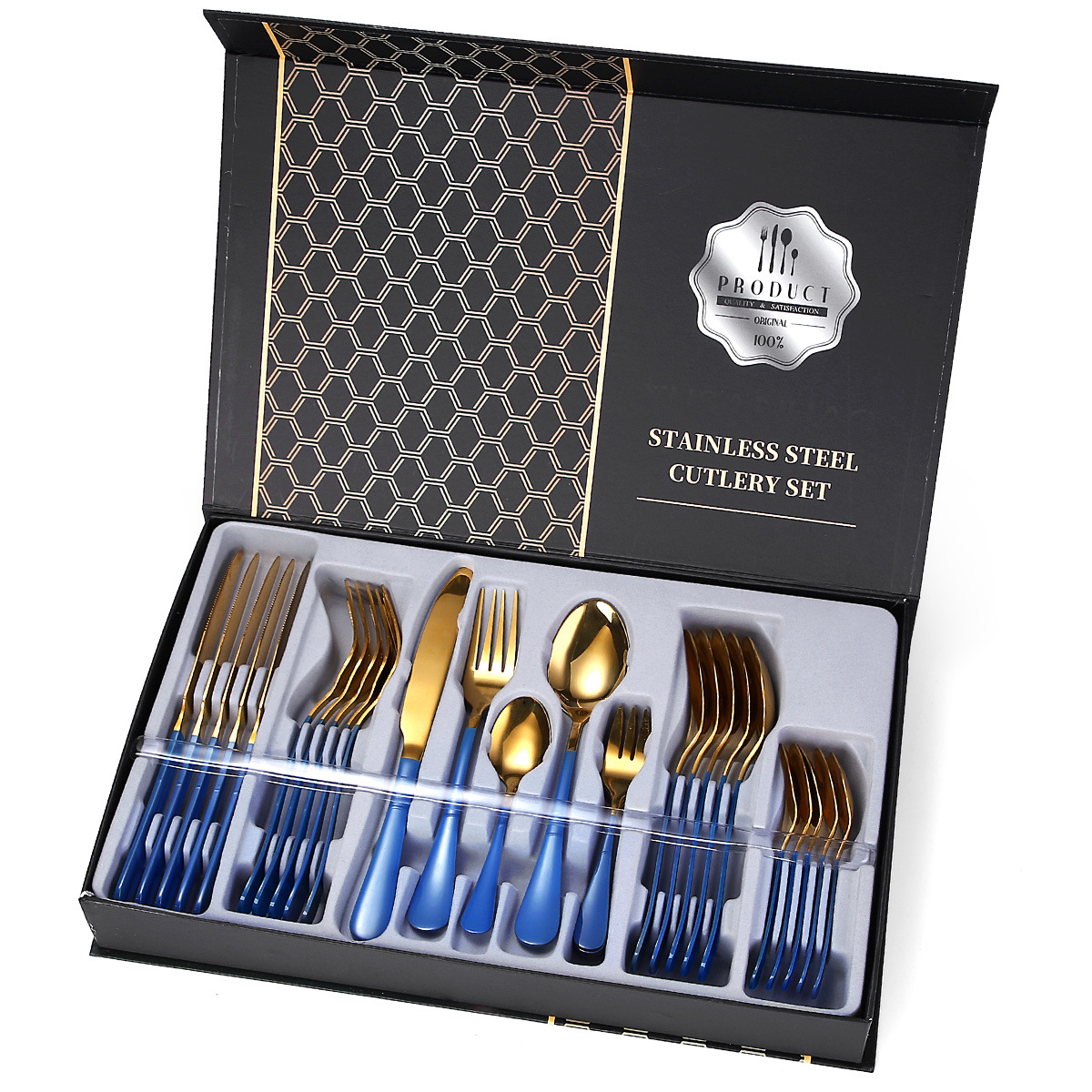 Blue Gold-30 Piece Set