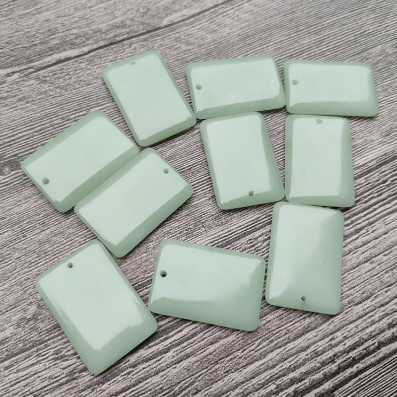 Green jade square