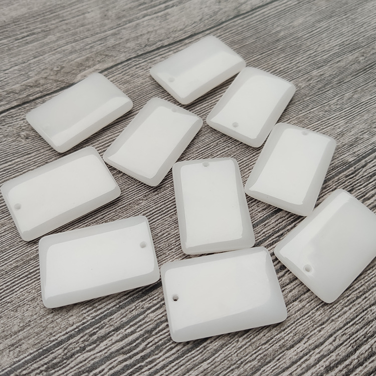 1:White jade big square