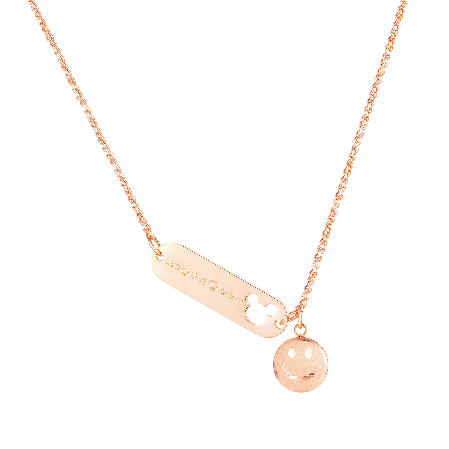 rose gold color plated couleur or rose plaqué