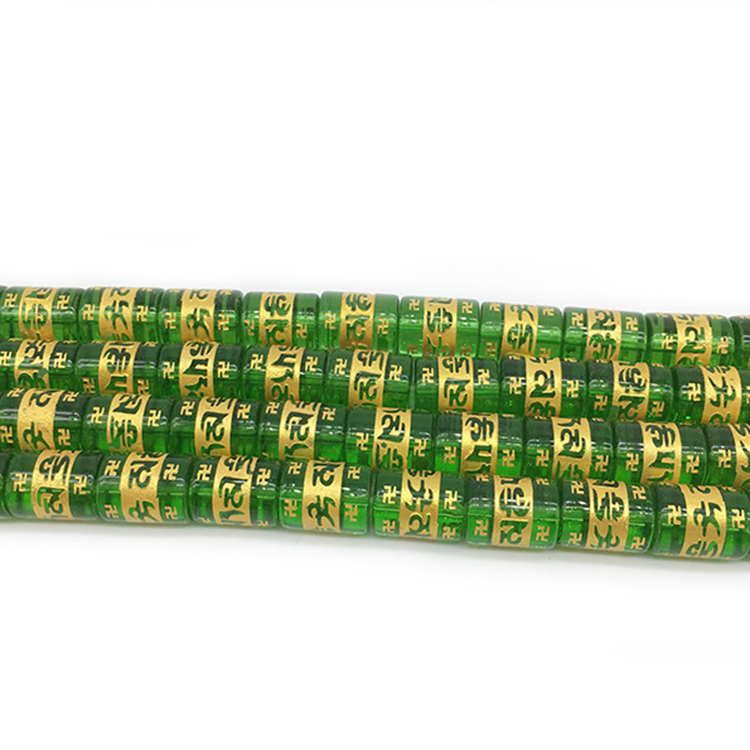 green,8x12mm,31pcs/Strands