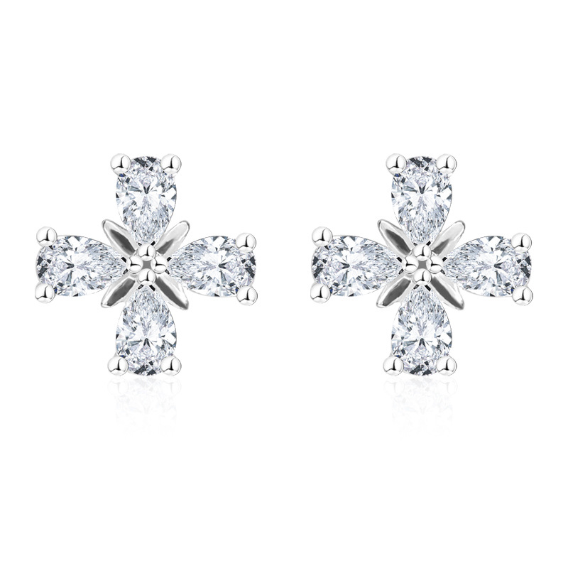 Cross white gold