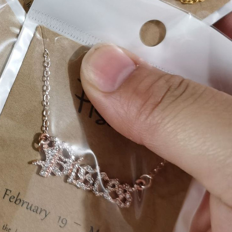 Rose gold Capricorn