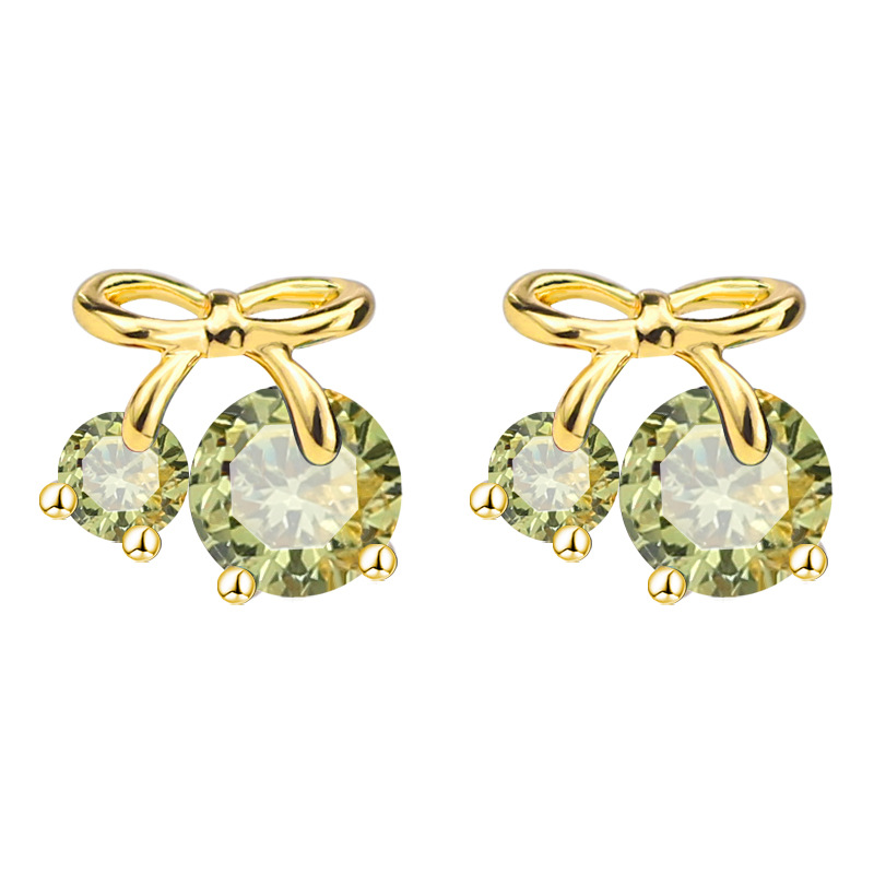 Gold + Olive Green Zircon