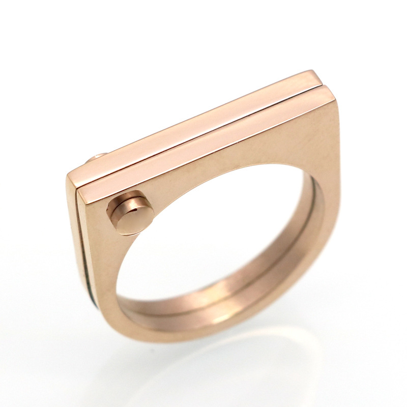 rose gold color plated 6