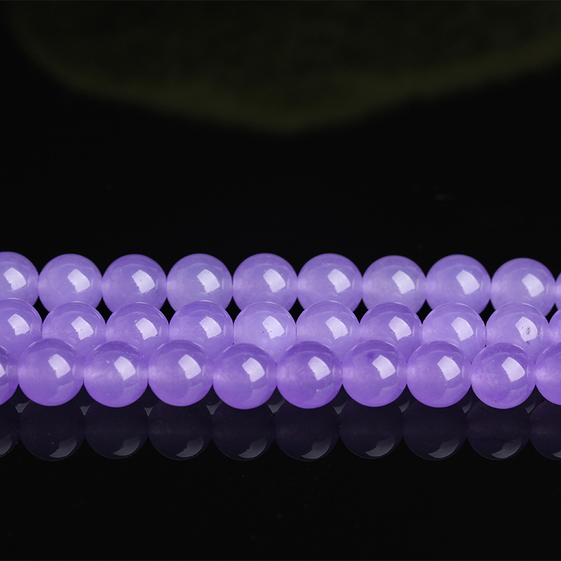 violet,4mm,6mm,63PCS/Strands