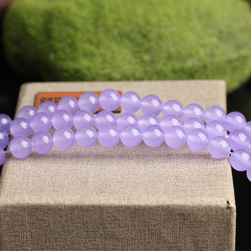 light purple,6mm,63PCS/Strands