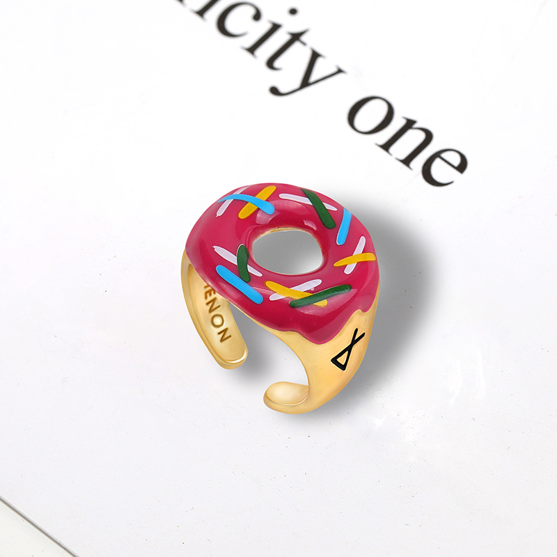 1:Red Donut Ring